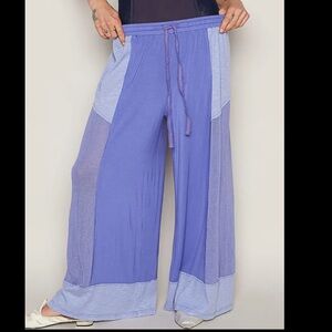 New POL Color Block Palazzo Pants - S, M, L
